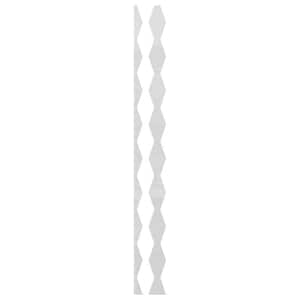 Cimarron 0.125 in. T x 0.25 ft. W x 4 ft. L White Acrylic Resin Decorative Wall Paneling 24-Pack