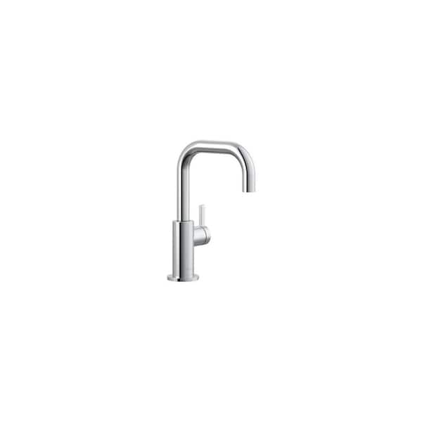 Components 1 Handle Beverage Faucet with 360° Swivel Faucet in Polished Chrome