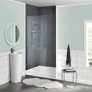 Voltaire 42 in. x 42. in Single Threshold Square Shower Base in Glossy White