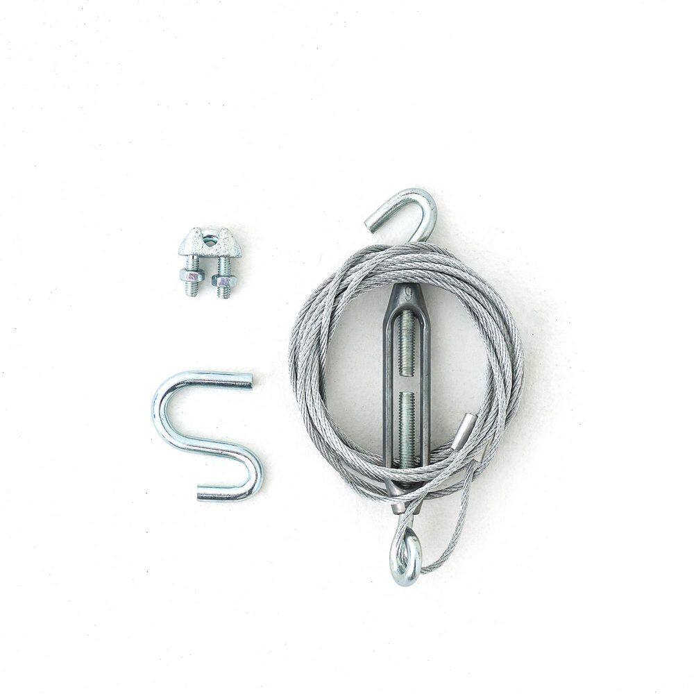 Adjustable Black Steel Frame Gate Building Kit for 60"-96" Openings