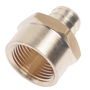 3/4 in. x 3/4 in. Lead Free Brass PEX Barb x FIP Adapter Fitting (5-Pack)