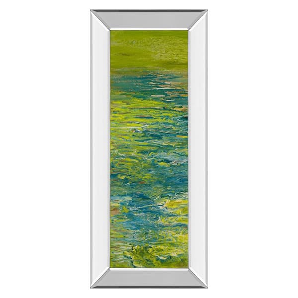 Classy Art "The Lake Il" By Roberto Gonzalez Mirror Framed Print Wall Art 18 in. x 42 in.