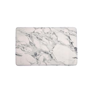 Quarry Gray Marble Rectangle Kitchen Mat 22in.x 35in.
