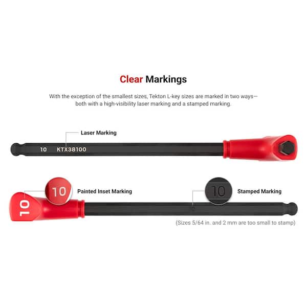 TEKTON 5/64 in. Ball End Hex T-Handle Key KTX37078 - The Home Depot