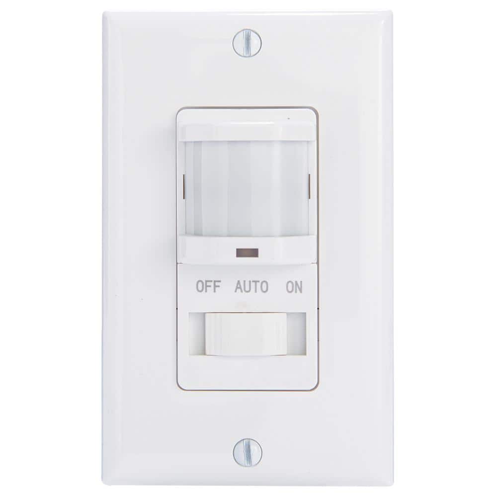 Intermatic IOS Series 500-Watt Occupancy Switch with Manual Override In ...