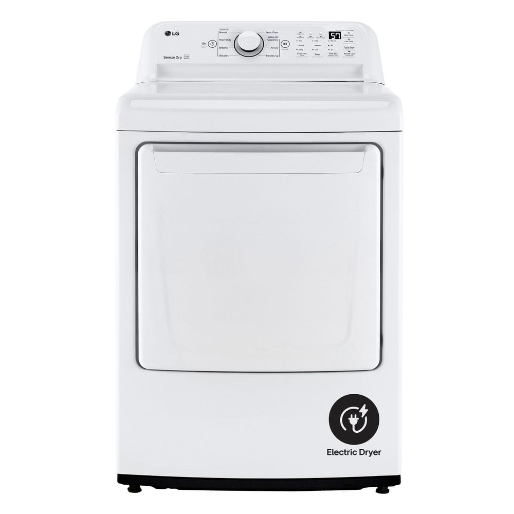 7.3 Cu. Ft. Vented Electric Dryer in White with Sensor Dry