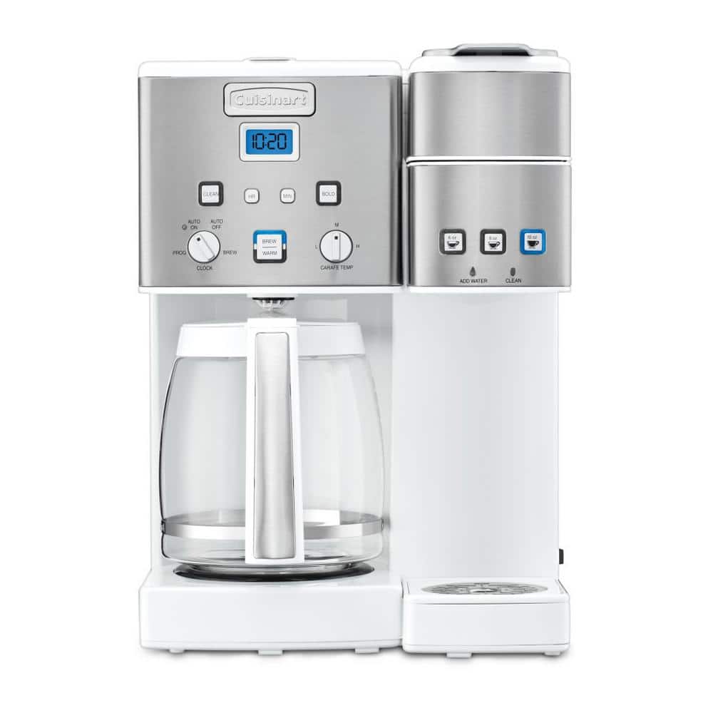Reviews for Cuisinart Coffee Center 12-Cup White and Stainless Coffee Maker  and Single-Serve Brewer