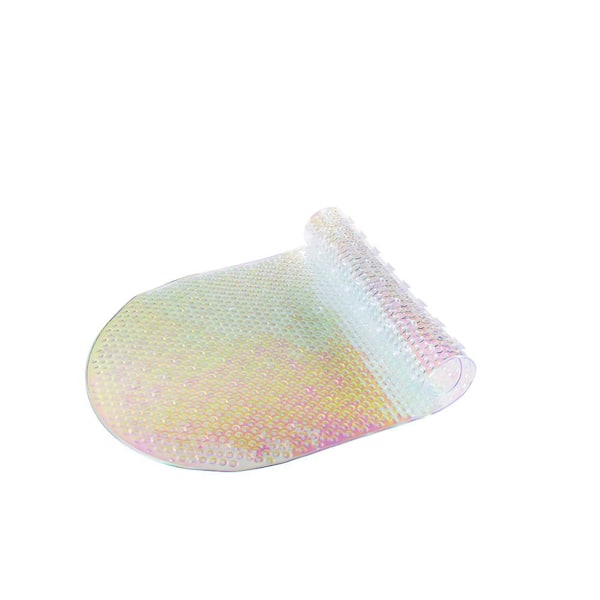 Jumbo Soft Oval Bath Mat in Iridescent
