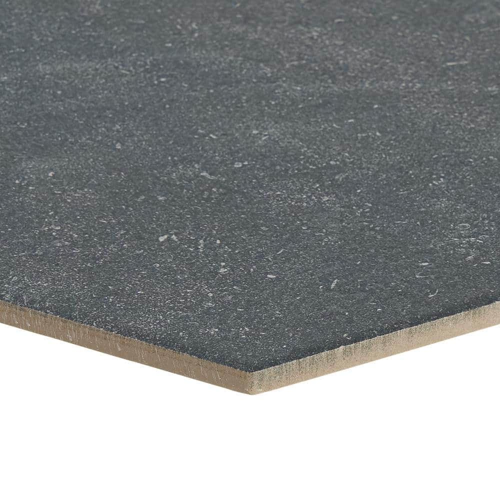 Lannister Matte Gray Hexagonal Porcelain Floor and Wall Tile