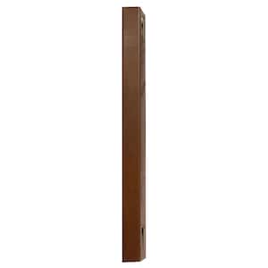 5 in. x 5 in. x 8 ft. Woodgrain Vinyl Hickory Fence Post