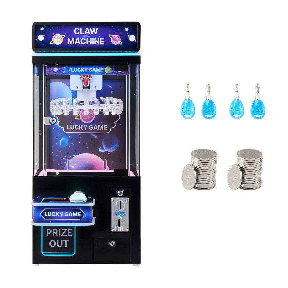 Roar Machine Game VEVOR Claw Crane Machine, Medium-Sized Arcade Game Machine with Light ...