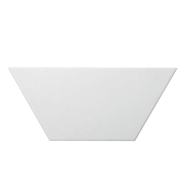 EMSER TILE Code White Matte 3.94 in. x 9.06 in. Porcelain Floor and Wall Tile (3.62 sq. ft. / case)