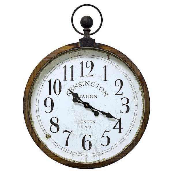 Yosemite Home Decor Kensington Station Pocket Watch Style Wall