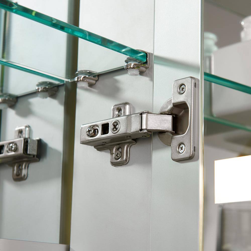 Carsoli 36" Frameless LED Lighted Bathroom Medicine Cabinet