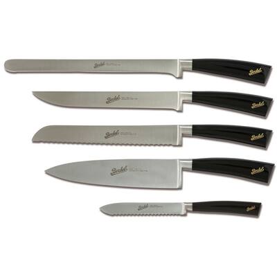 Elegance 5- Piece Kitchen Knife Set in Black