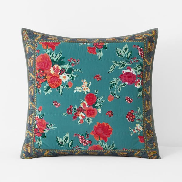 The Company Store Vintage Floral Garden Multi Cotton Standard Sham