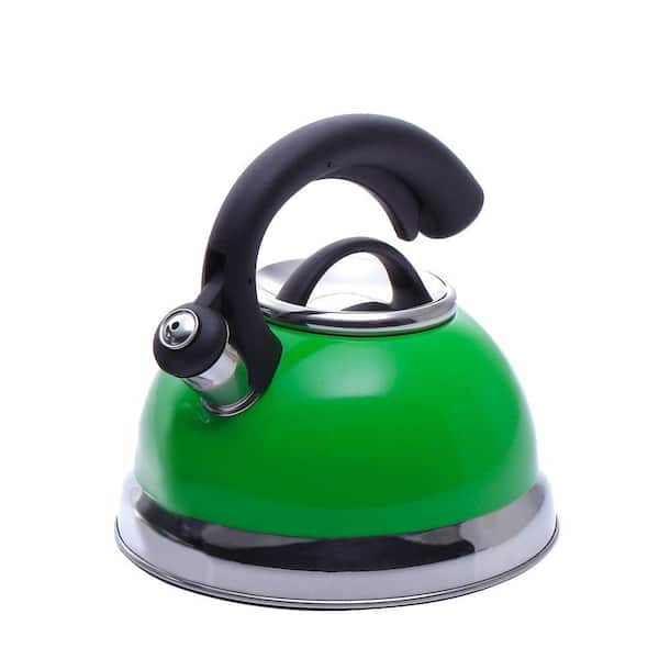 Creative Home Symphony 10.4-Cup Stovetop Tea Kettle in Green
