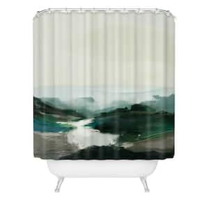 Dan Hobday Art Highland View Shower Curtain
