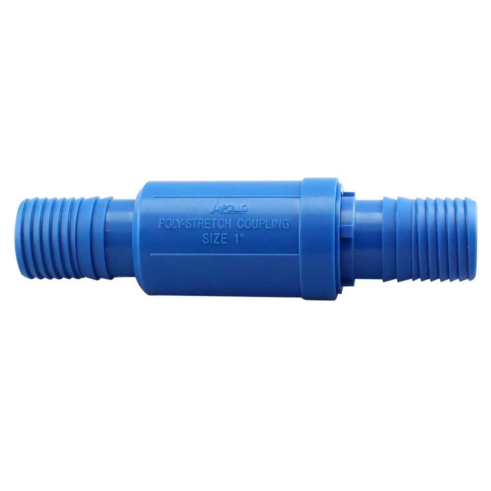 1 in. Barb Insert Blue Twister Polypropylene Telescoping Poly Pipe Repair Coupling Fitting price history on PriceWatchPro