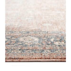 Tuncay Salmon 7 ft. 9 in. x 10 ft. 2 in. Contemporary Transitional Area Rug