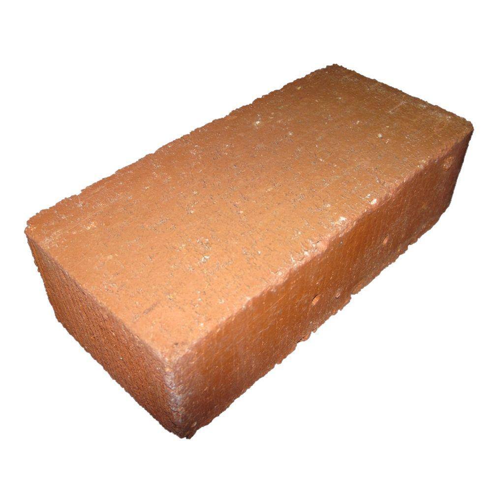 2 in. x 3 in. x 7 in. Concrete Brick RED CON.BRICK The Home Depot