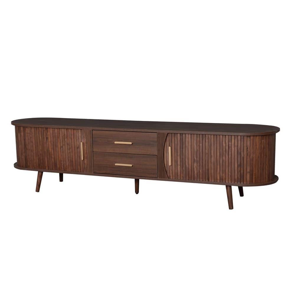 70.8 in. W x 15.5 in. D x 18.1 in. H Bathroom Dark Brown Linen Cabinet price history on PriceWatchPro