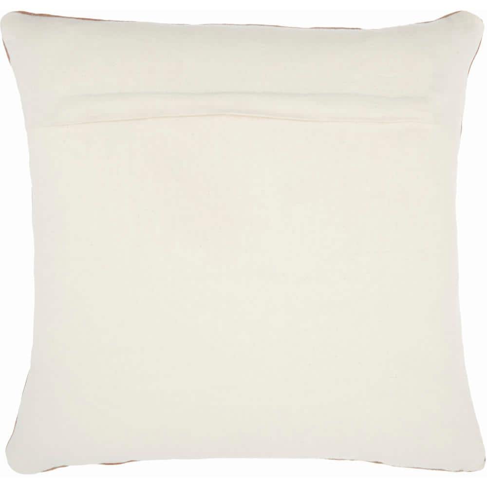 Clay Brown 20" x 20" Polyester Throw Pillow Set