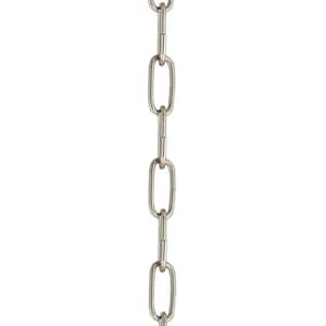 Polished Nickel Standard Decorative Chain