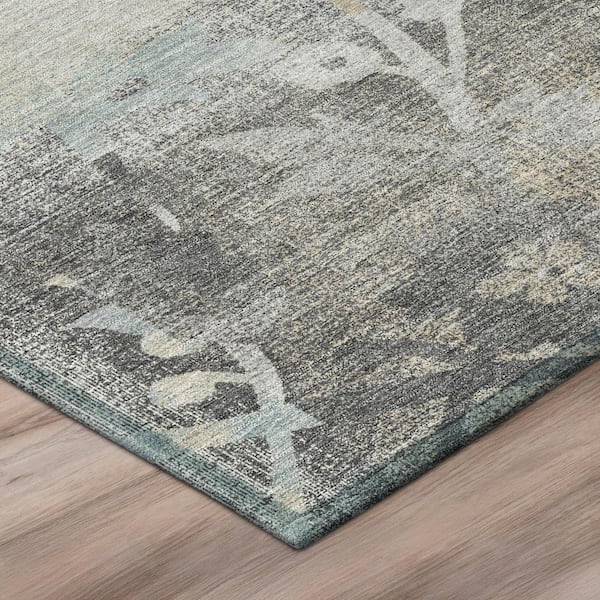 Chantille Machine Washable Indoor/Outdoor Abstract ACN2915 Gray 10 ft. x 14 ft. Area Rug