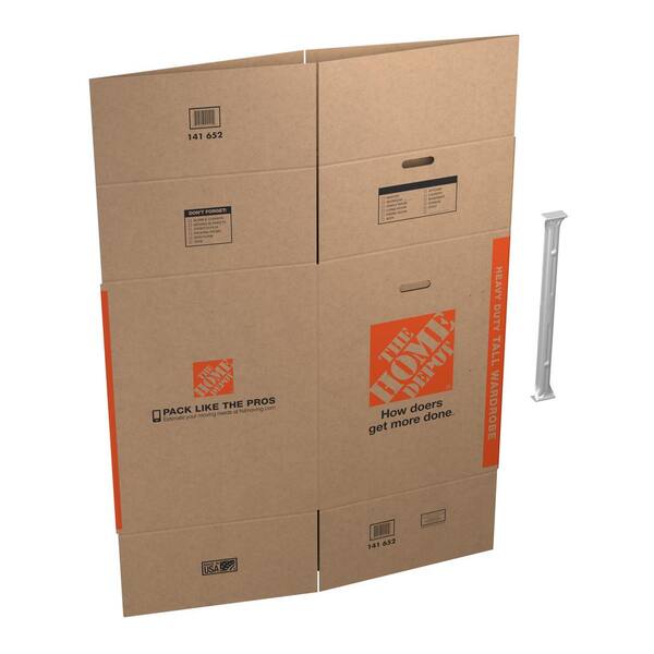 24 in. L x 24 in. W x 44 in. D Heavy Duty Wardrobe Moving Box