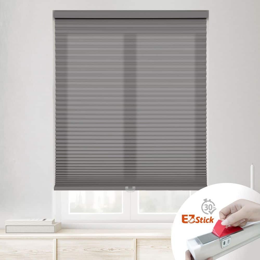 Anchor Gray Cordless Light Filtering EZ Stick No Tools No Drill Eco Polyester Cellular Shades - 20 in. W x 36 in. L price history on PriceWatchPro