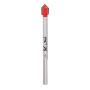 3/8 in. Carbide Tipped Glass and Tile Drill Bit