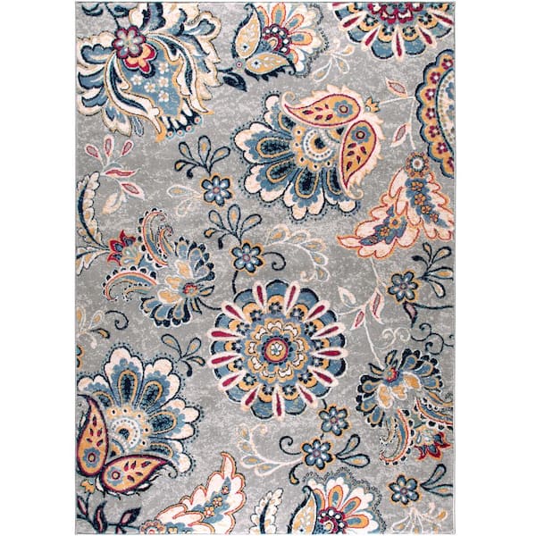 Home Dynamix Tremont Lincoln Gray Area Rug