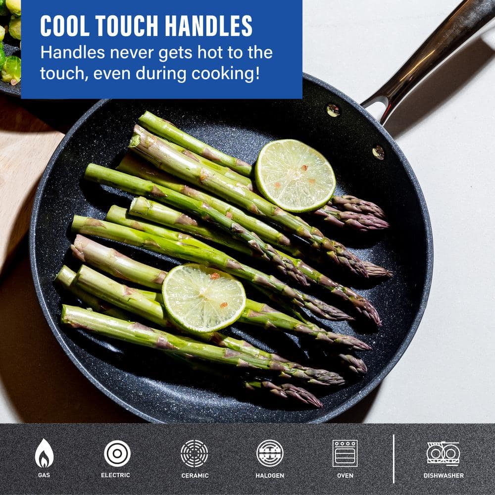 Granite Stone Nonstick Aluminum 2-Piece Fry Pan Set
