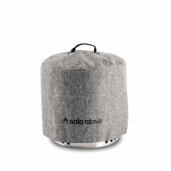 Solo Stove Gray Weather-Resistant Round Fire Pit Cover made from PVC-Coated Polyester with Aluminum Reinforcement - Ranger(small)
