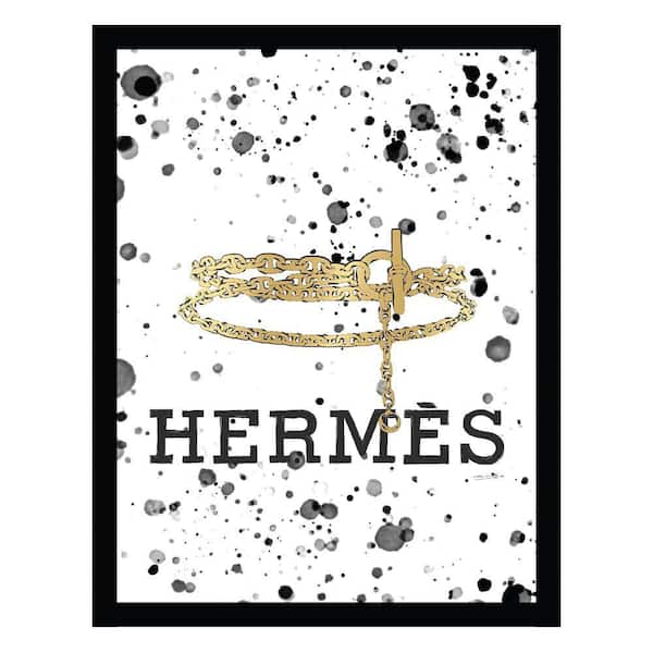 VENICE BEACH Collections Fashion Designer Glam Jewelry Splatter-Framed Print by Fairchild Paris Abstract Poster Art Print 18 in. x 14 in.