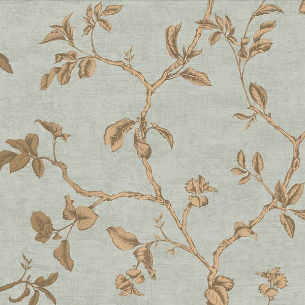 Graham & Brown Twining Meadow Green Removable Wallpaper Sample