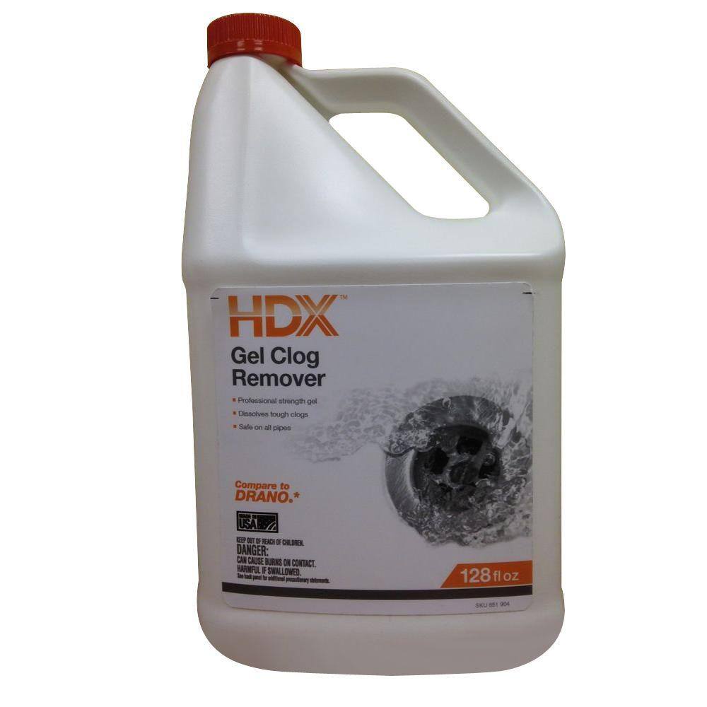 HDX 128 oz. Clog Remover 799228011164 The Home Depot