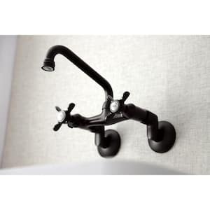 Essex 2-Handle Wall-Mount Standard Kitchen Faucet in Oil Rubbed Bronze