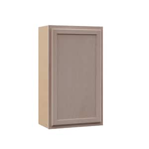 21 in. W x 12 in. D x 36 in. H Assembled Wall Kitchen Cabinet in Unfinished with Recessed Panel