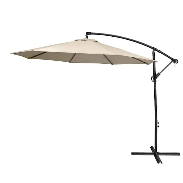 Astella 10 Ft. X 8 Ft. Aluminum Cantilever Patio Umbrella With Crank 