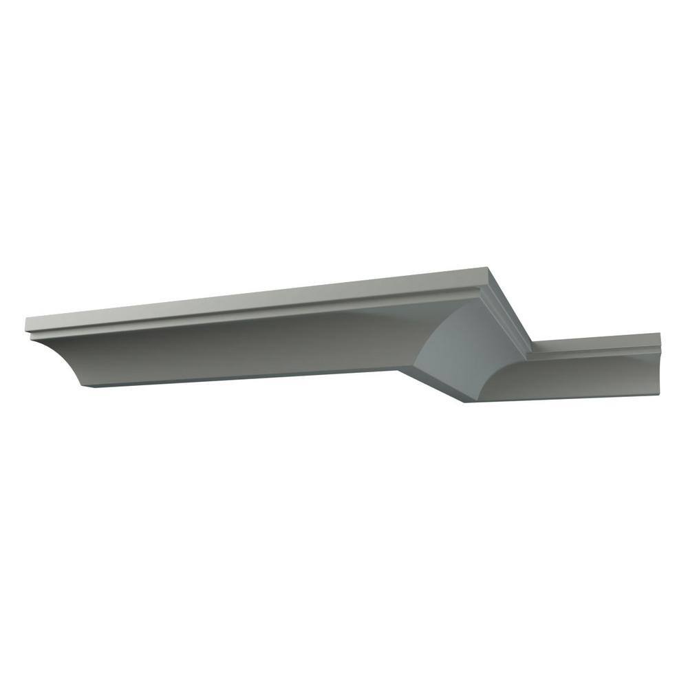 Arlene 6.5" Wide Unfinished Polyurethane Crown Moulding
