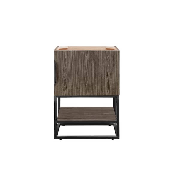 James Martin Vanities Columbia 23.6 in. W x 18.1 in. D x 33.4 in. H Single Bath Vanity Cabinet without Top in Ash Gray