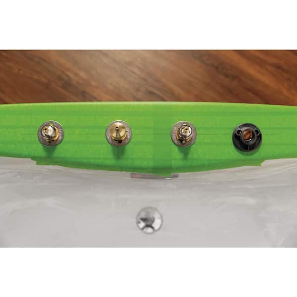 Delta 2-Handle Flexible Mount Roman Tub Faucet with Hand Shower