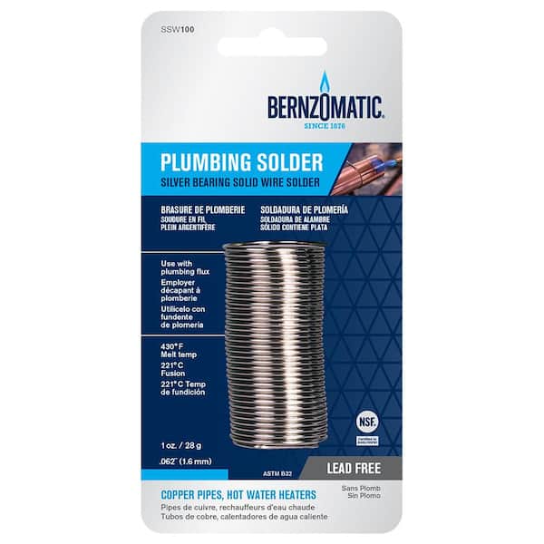 Bernzomatic 1 oz. Silver Solder Wire Solder 333553 - The Home Depot