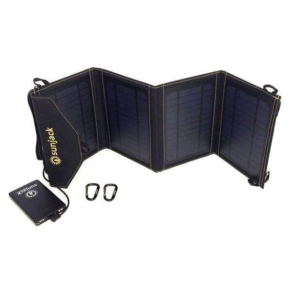 SunJack 14-Watt Portable Solar Charger with 8000 mAh Battery Pack