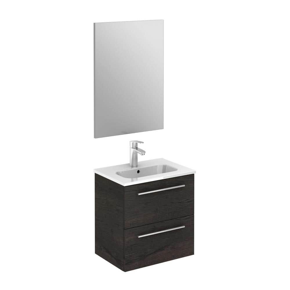 ROYO Street pack 20 in. W x 14 in. D Vanity in Essence Wenge with