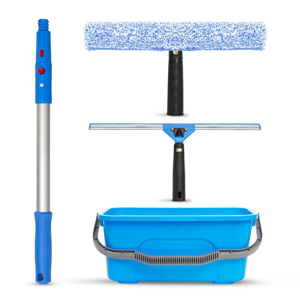Total Pro Kit with 14 in. Swivel Squeegee, 14 in. Swivel Microfiber Scrubber, 20 in. Aluminum Pole and 3 Gal. Bucket price history on PriceWatchPro