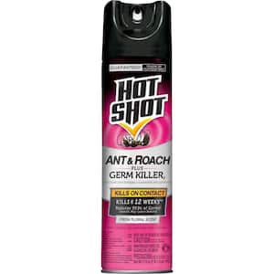 17.5 oz. Ant, Roach, and Spider Insect Killer Aerosol Spray Fresh Floral Scent plus Germ Killer