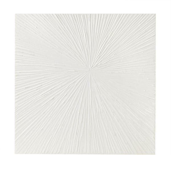 MADISON PARK Signature Sunburst Hand Painted Framed Wall Art Print 30 in. x 30 in.